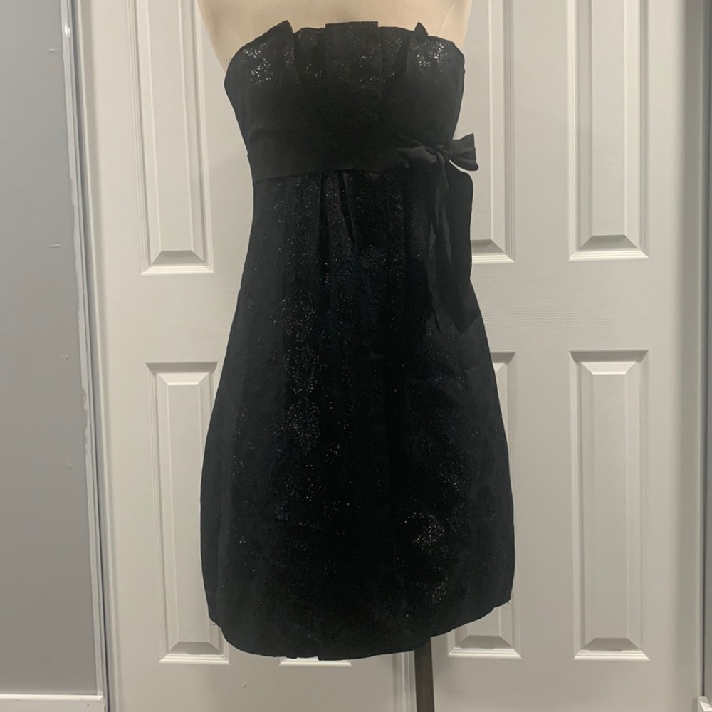 BCBG band new with tags - black sequin bubble dress